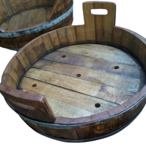 Wine barrel PLanter