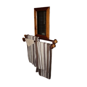 Towel rail and mirror combo